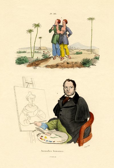 フリーク、1833-39 作： French School